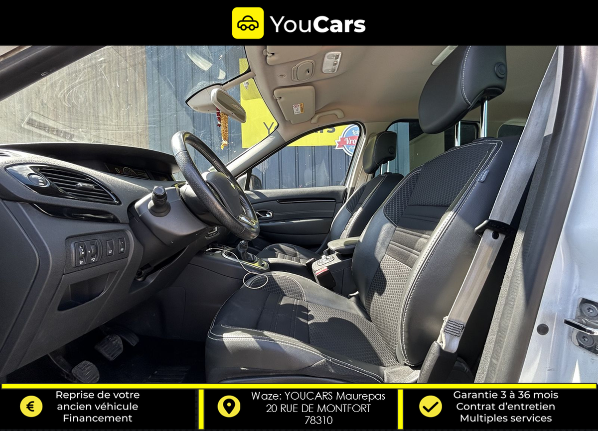 RENAULT Grand Scenic BOSE Phase 2 1.2 TCe 131 cv ENTRETIEN RENAULT - CAMERA DE RECUL - GPS