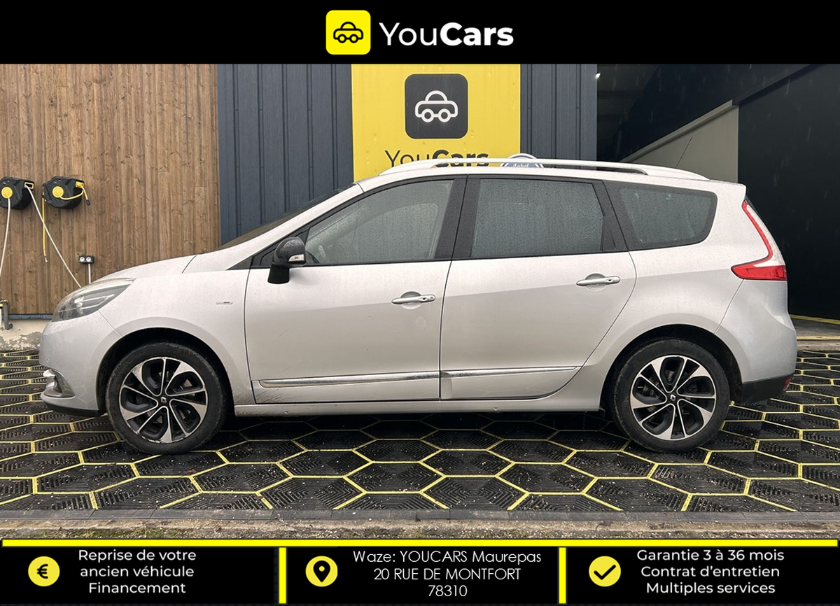 RENAULT Grand Scenic BOSE 7 PLACES 1.5 dCi EDC6 110 cv ENTRETIEN RENAULT - CAMERA DE RECUL - GPS