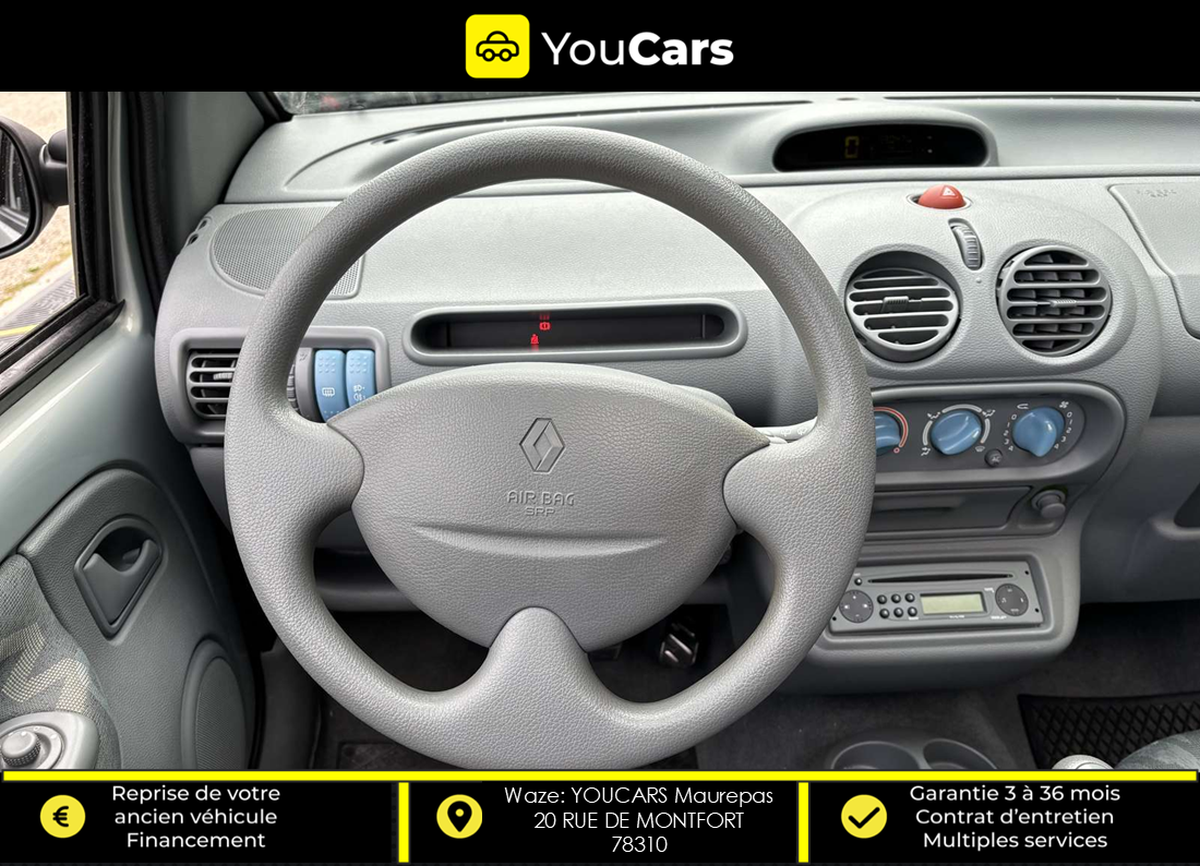 RENAULT Twingo I Phase 2 1.2 i 75cv TOIT OUVRAN PREMIERE MAIN ENTRETIEN A JOUR