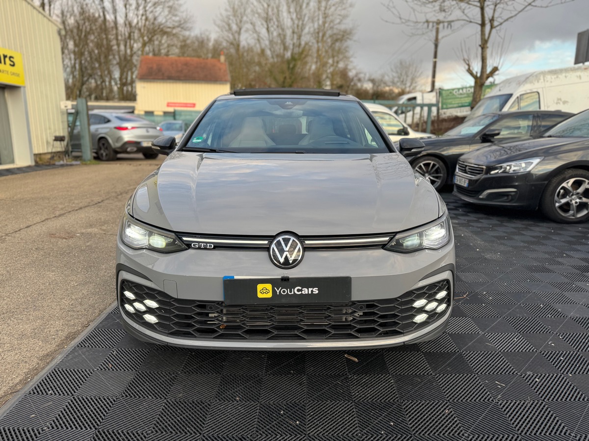 Volkswagen Golf 8 GTD 2.0 200 cv - TOIT OUVRANT - HARMAN KARDON - CUIR ELECTRIQUE - PACK HIVER