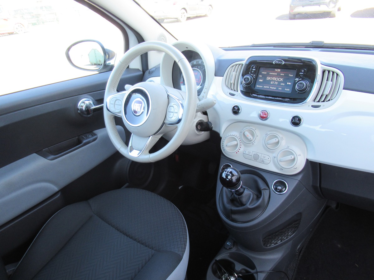 Fiat 500 1.2 8v 69 cv Popstar Toit Pano Clim Tel