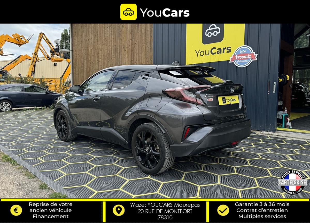 Toyota C-HR 1.8 VVT-i 122 HSD Hybrid GRAPHIC 2WD SIEGES CHAUFFANTS AV - CAMERA DE RECUL