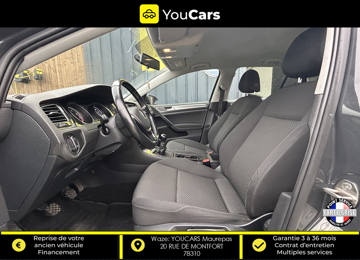 Volkswagen Golf VII 7 5 Portes 1.0 TSI 86 cv ECRAN BLUETOOTH