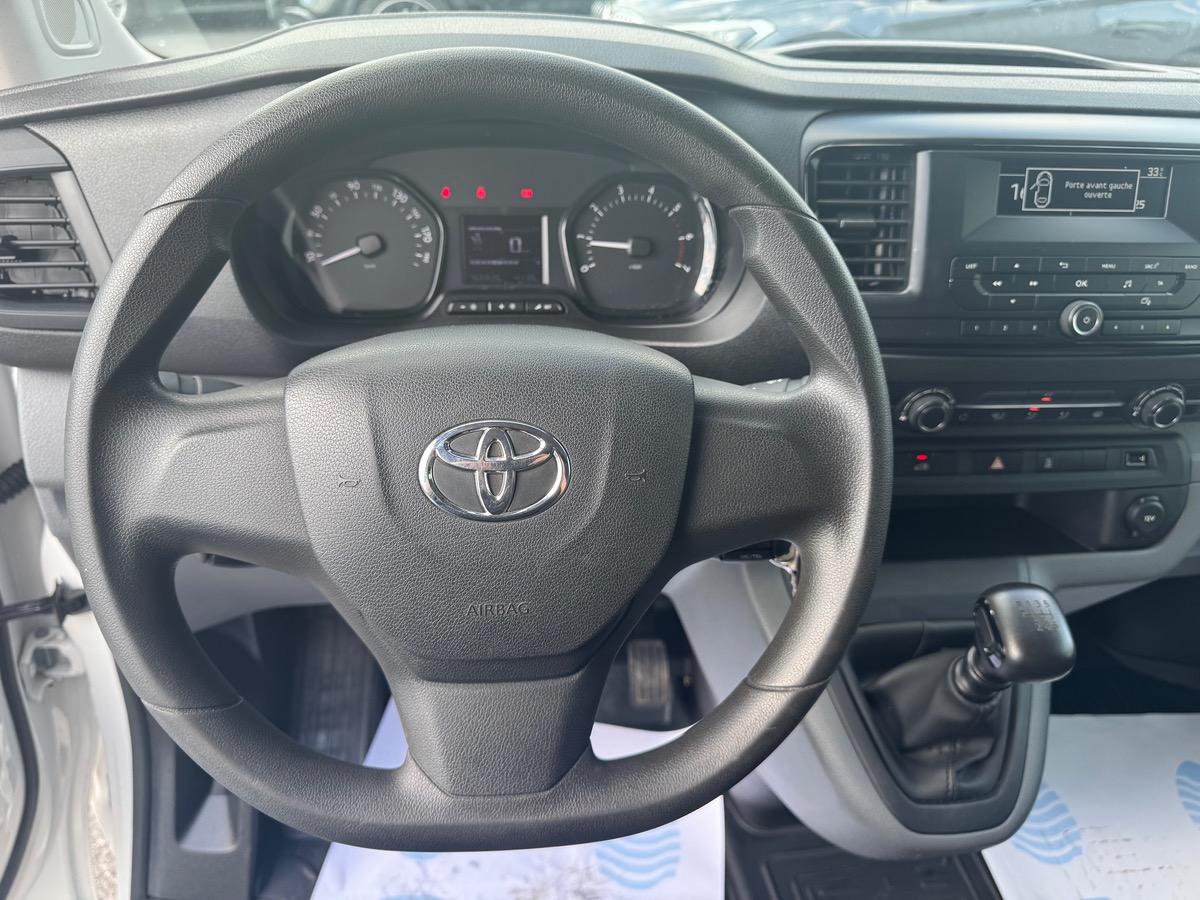 Toyota ProAce LONG 2.0 BHDI 120CH DYNAMIC DOUBLE PORTE LATERALE / PRIX HT
