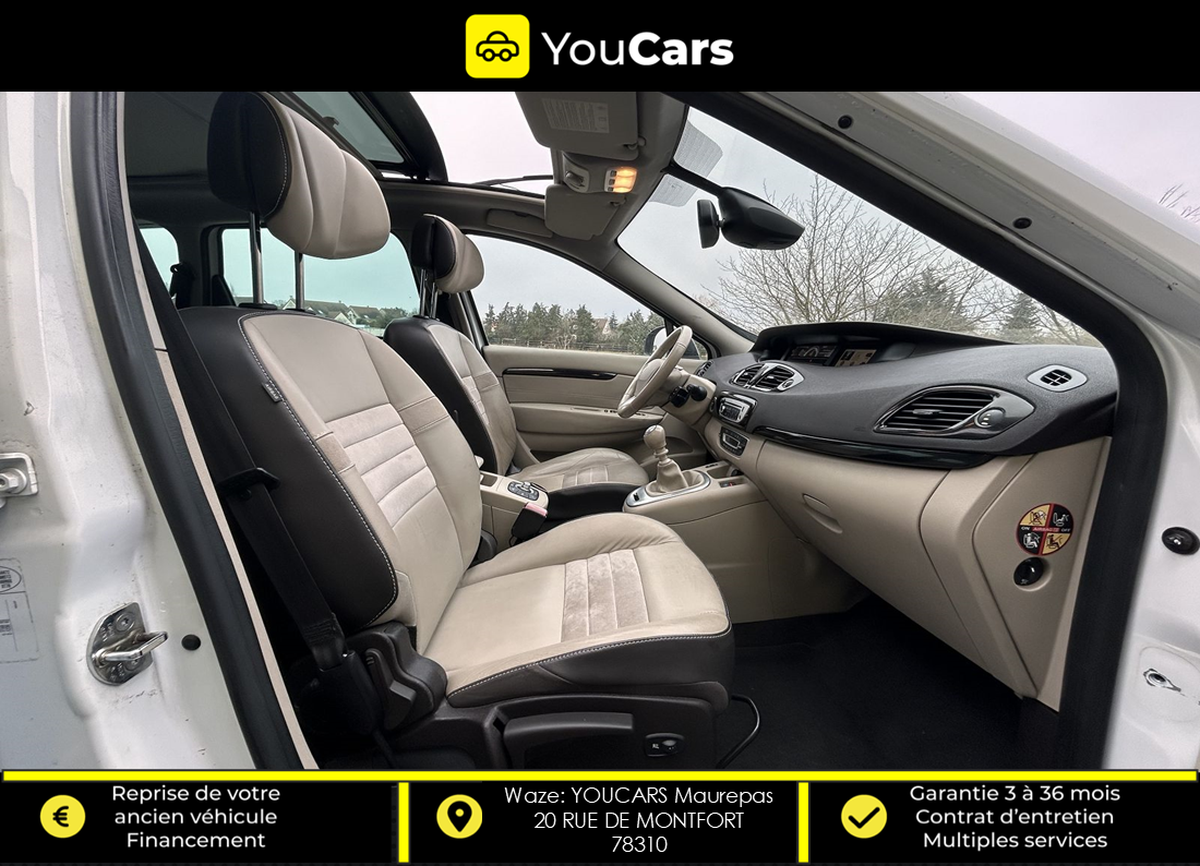 RENAULT Grand Scenic INITIALE PARIS 2 1.6 dCi 130 cv TOIT OUVRANT - SIEGES ELECTRIQUE AV