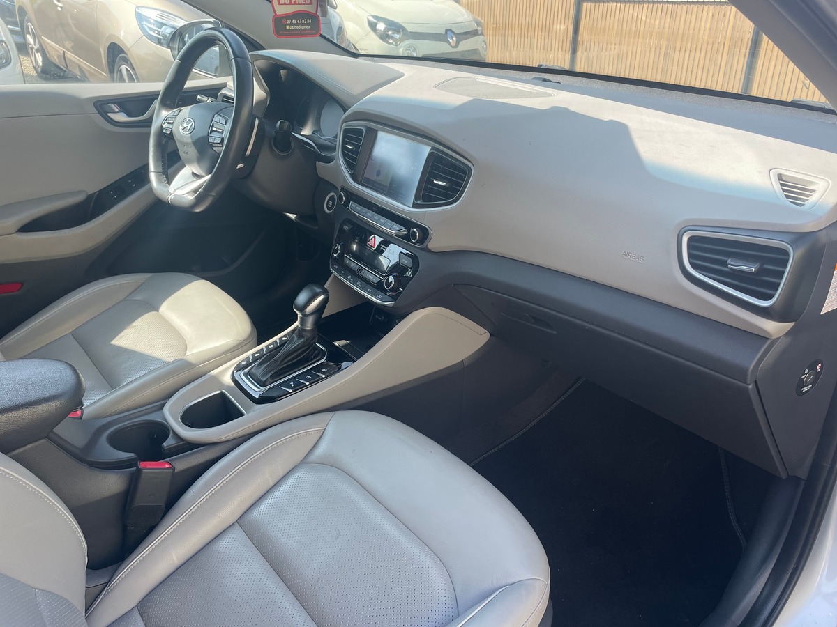 Hyundai Ioniq hyb 141cv CARPLAY - SIEGE CHAUFFANT/REFROIDISANT - CLIMATISATION AUTO -CAMERA DE RECUL
