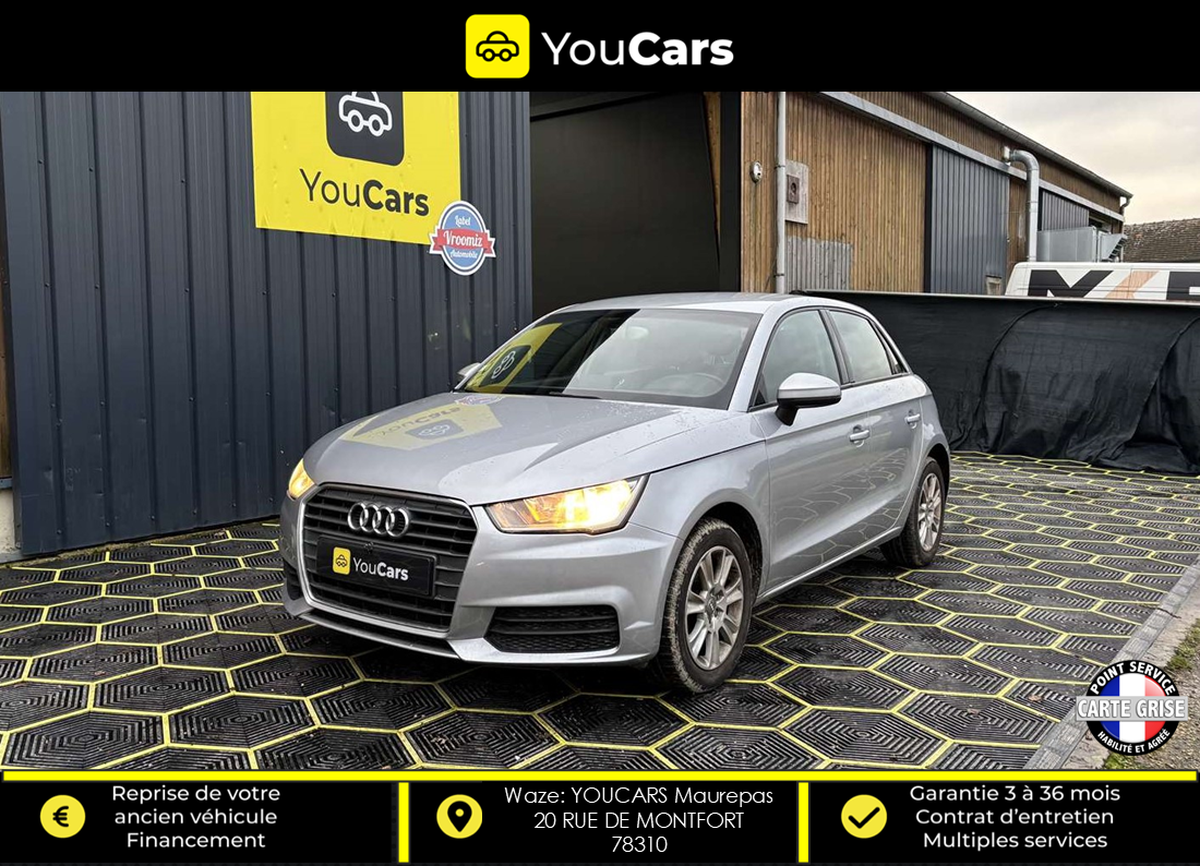 Audi A1 I Phase 2 Sportback 1.4 TDI 90 cv RADAR DE RECUL ENTRETIEN A JOUR GPS