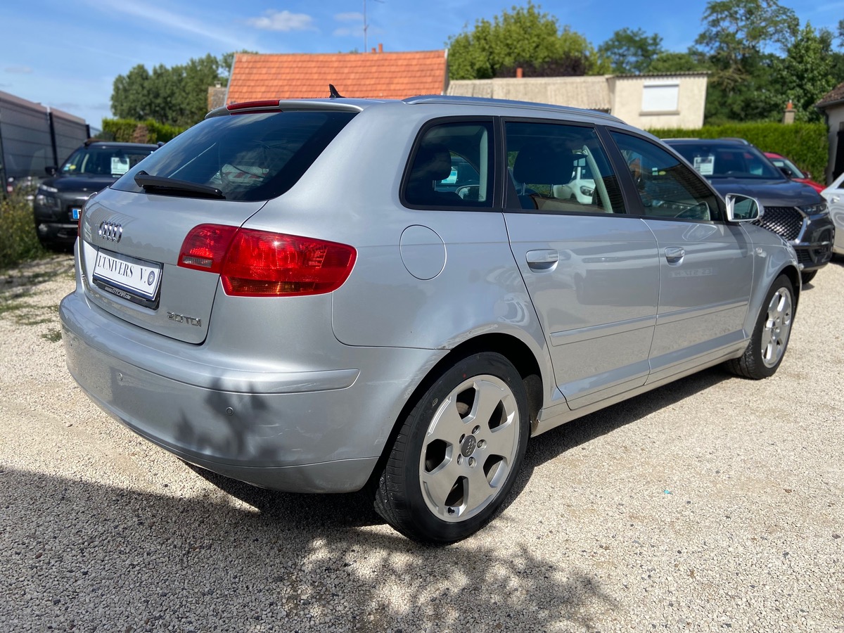 Audi A3 TDI 2.0 140 radar de recul, palette au volant