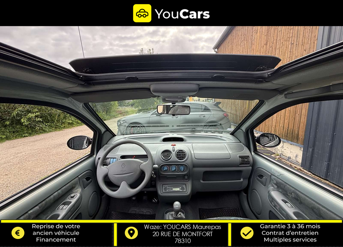 RENAULT Twingo I Phase 2 1.2 i 75cv TOIT OUVRAN PREMIERE MAIN ENTRETIEN A JOUR