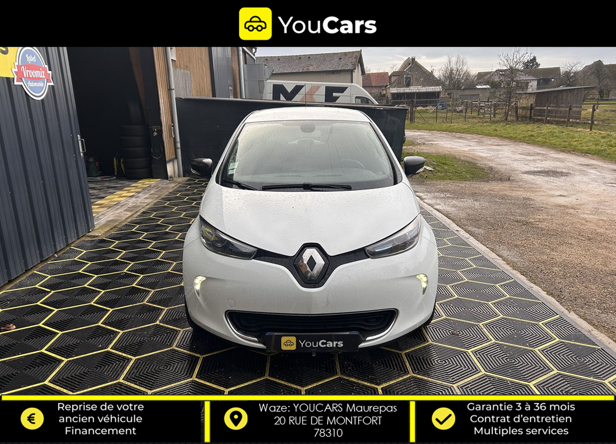 RENAULT Zoe EDITION ONE CHARGE RAPIDE Q90 41 kWh 88 cv TVA RECUPERABLE