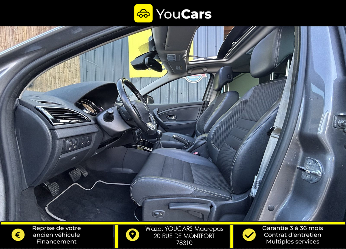 RENAULT Megane Estate BOSE 1.6 dCi 130 cv TOIT OUVRANT - SIEGES CHAUFFANTS - CAMERA DE RECUL