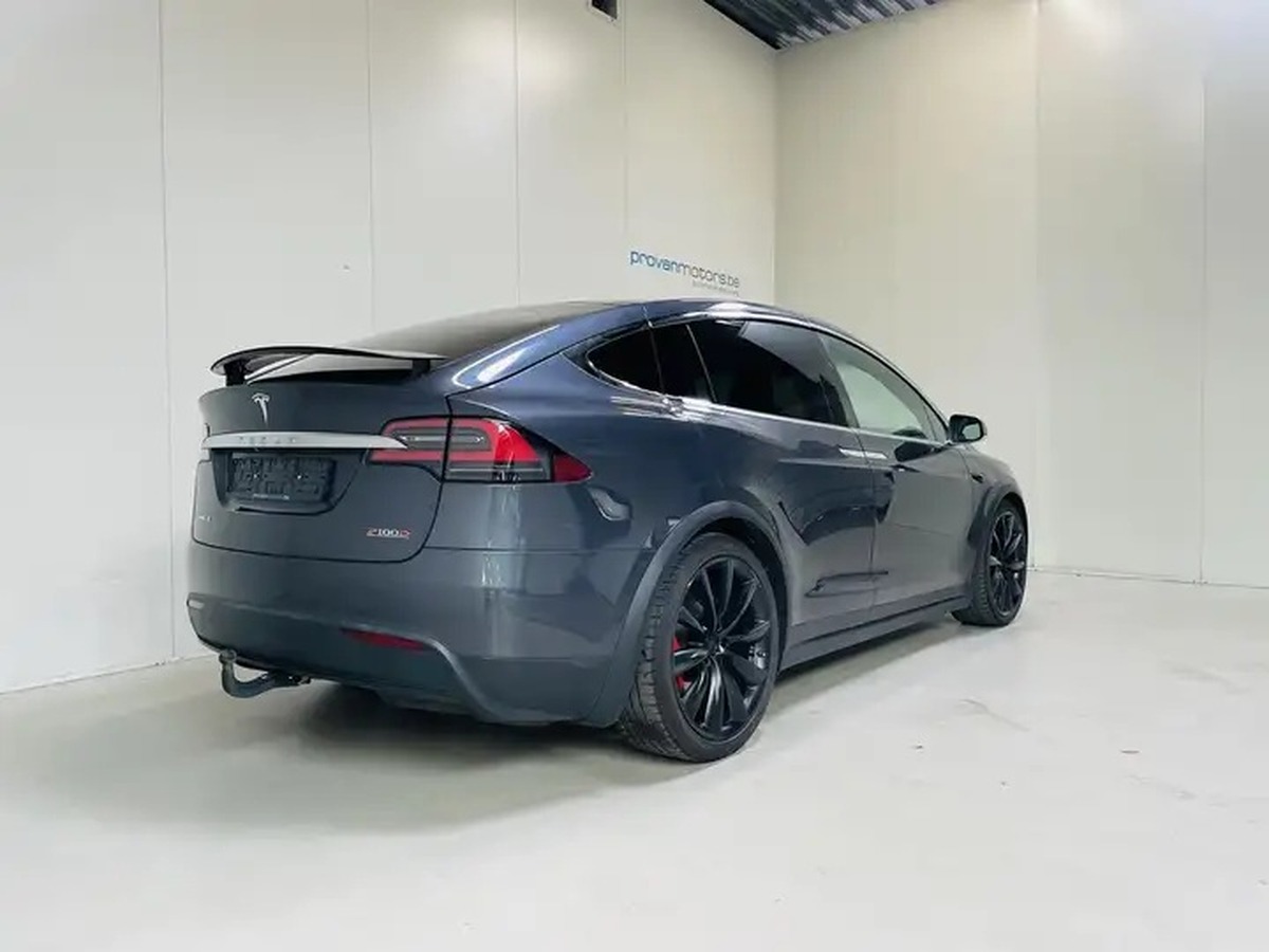 Tesla Model X P100DL Performance Ludicrous Dual Motor Son Premium Attelage 6 places