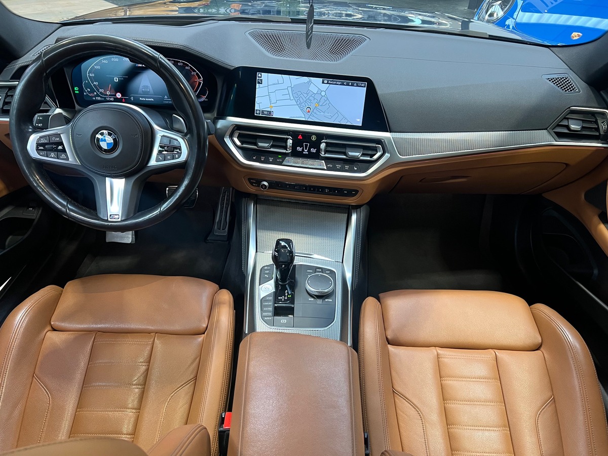 Bmw Série 4 Coupé (G22) M440I XDRIVE 374 BVA8 / Arctic Race Blue/Toit Pano