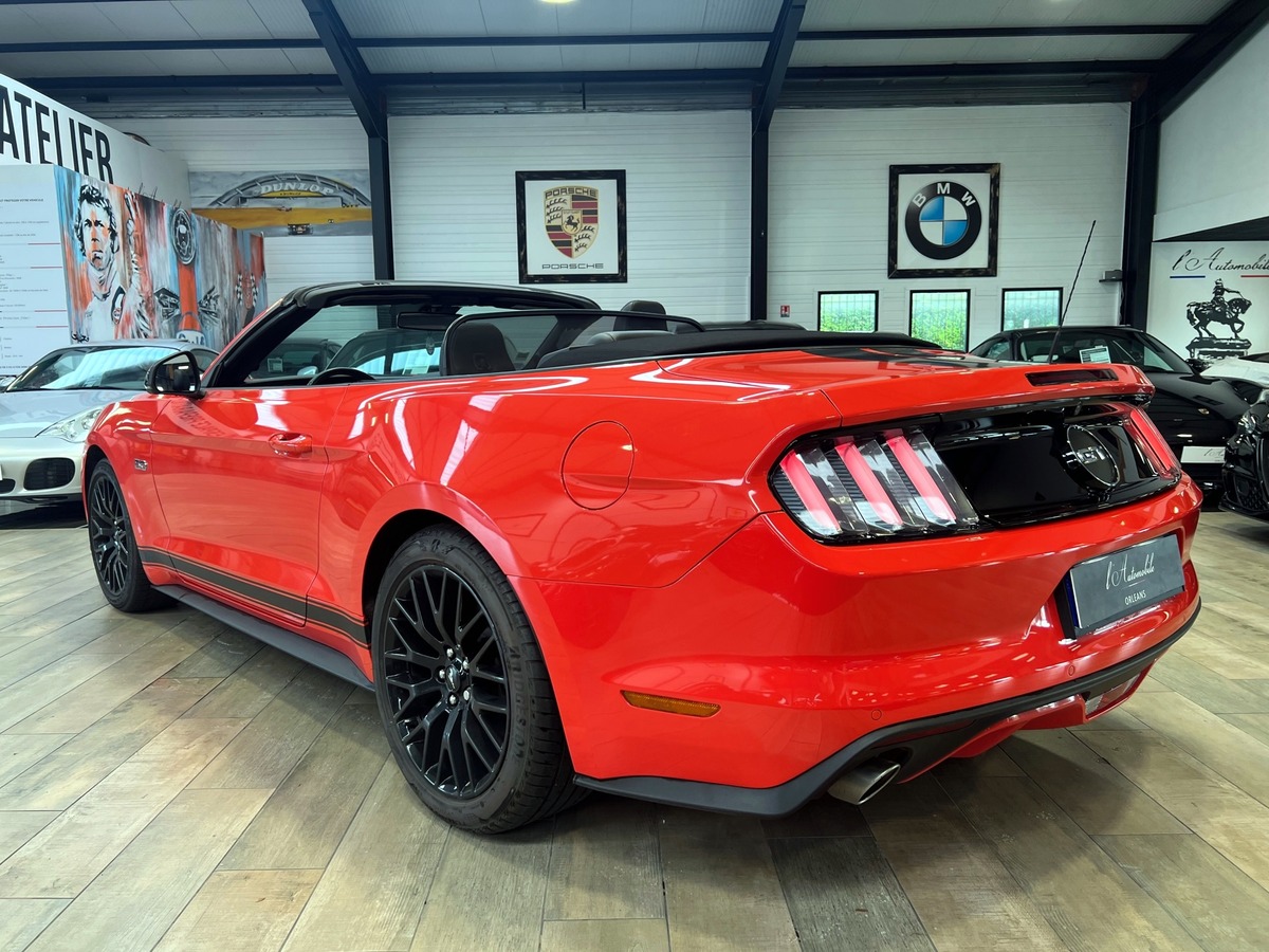 Ford Mustang CABRIOLET VI GT 5.0 V8 421 ORANGE BVA