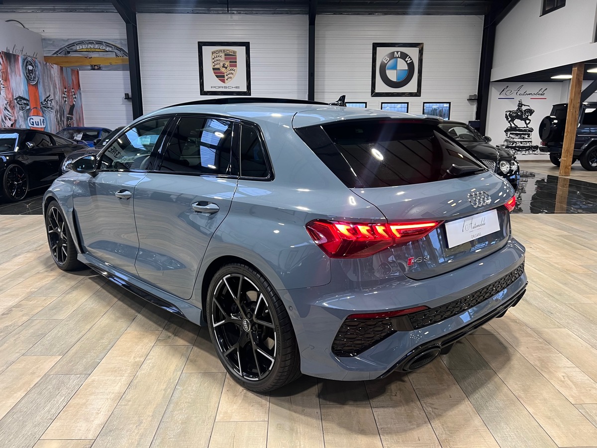 Audi RS3 Sportback IV QUATTRO 2.5 TFSi 400 cv S-TRONIC7 GRIS KEMORA FR