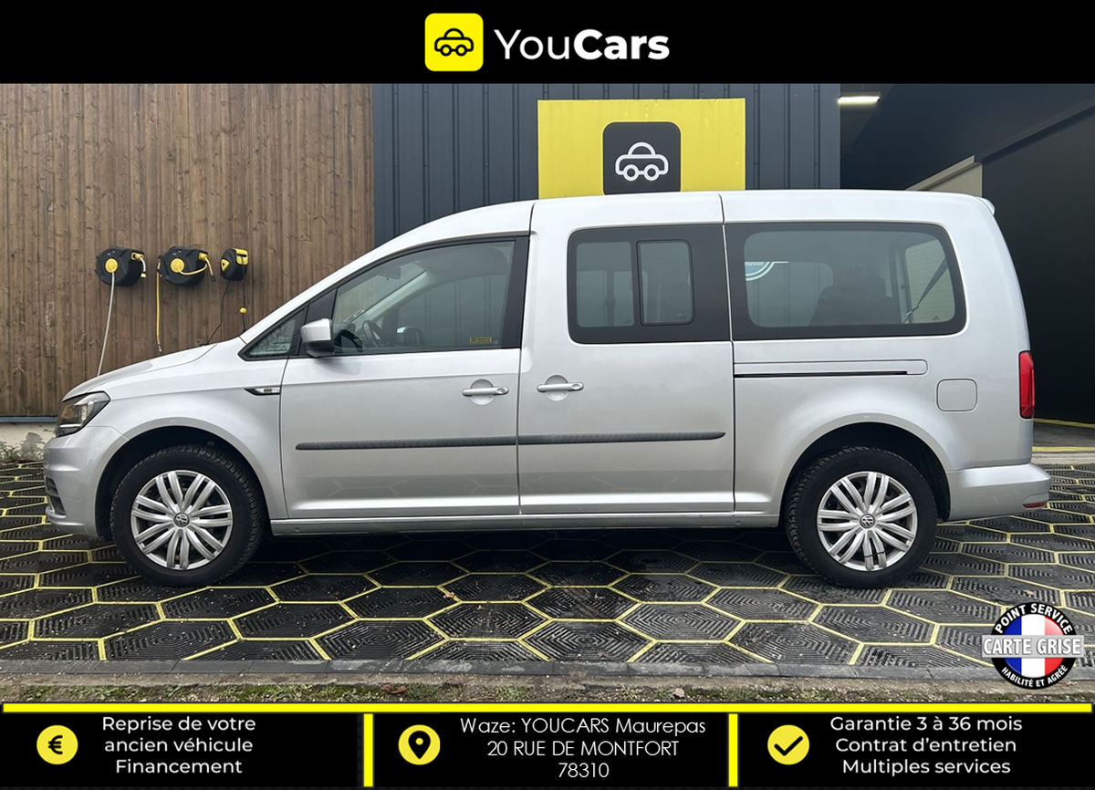 Volkswagen Caddy Combi Maxi 2.0 TDI 7 PLACES 102 cv RADAR DE RECUL AR