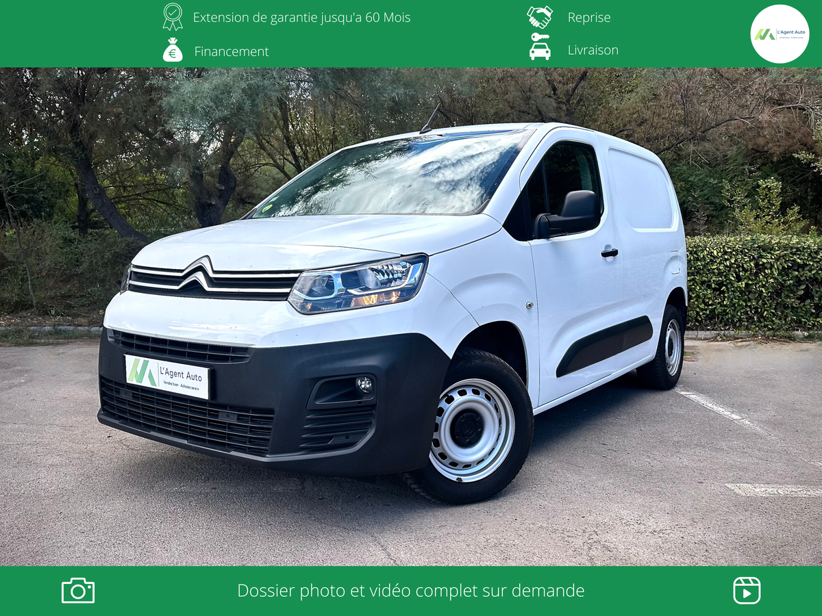 Citroen Berlingo M 1.5 BlueHDI 100ch 3 places (Suivi d'entreti