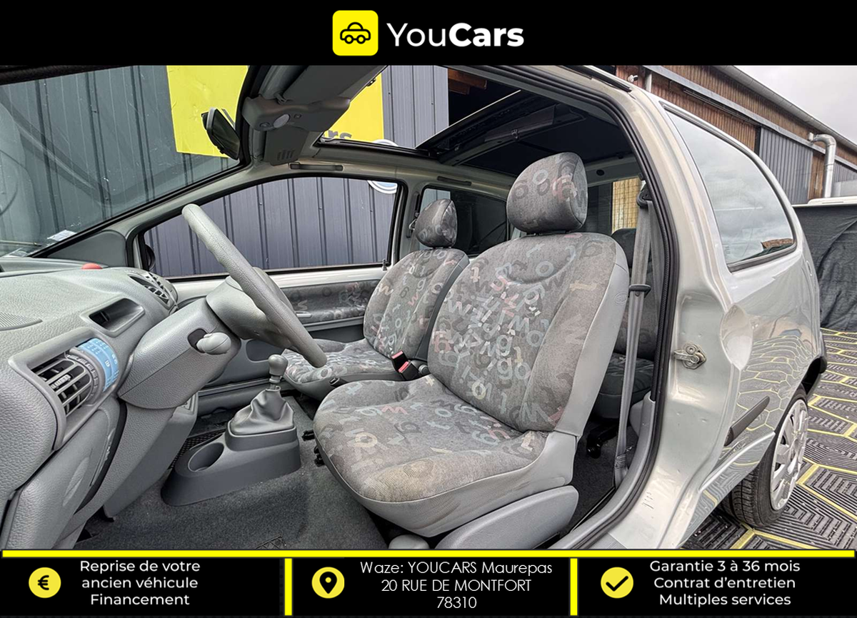 RENAULT Twingo I Phase 2 1.2 i 75cv TOIT OUVRAN PREMIERE MAIN ENTRETIEN A JOUR