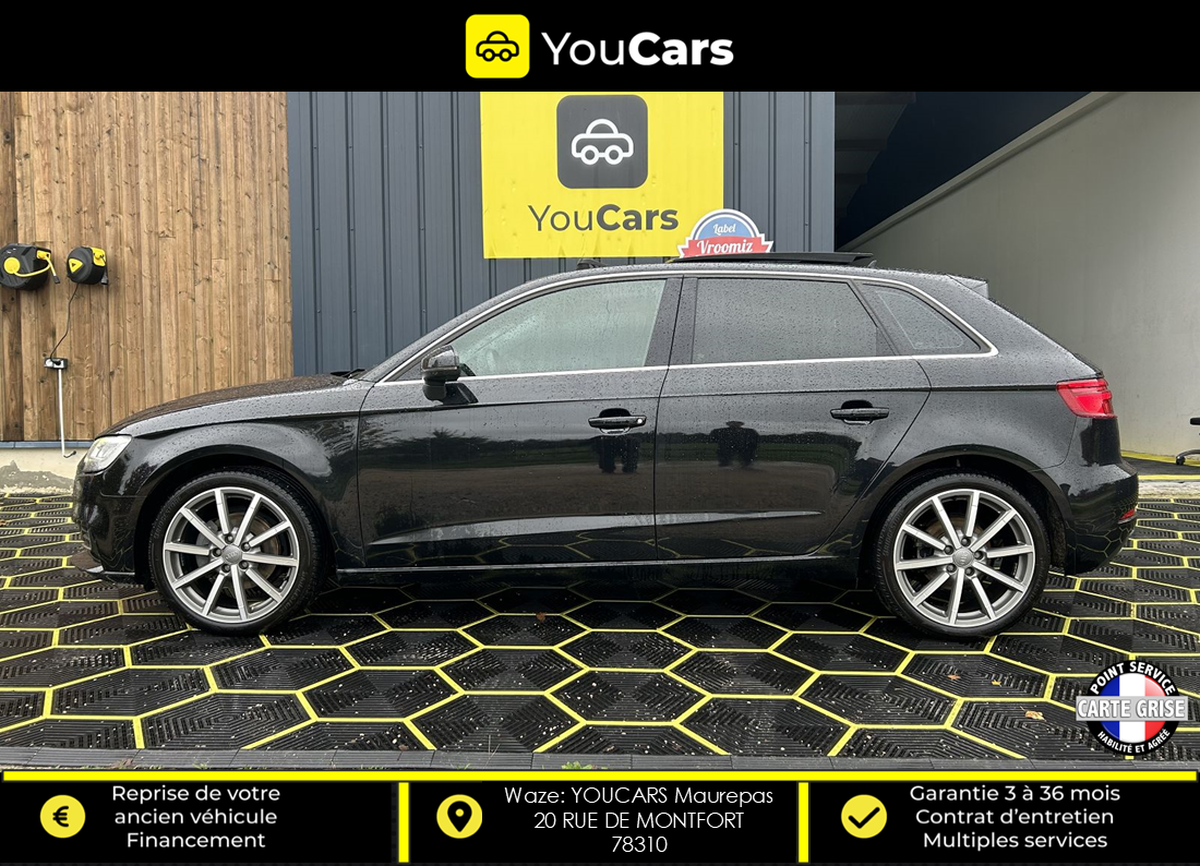 Audi A3 S LINE Sportback Phase 2 1.5 TFSI S-Tronic7 150 cv TOIT OUVRANT - VIRTUAL COCKPIT - CARPLAY