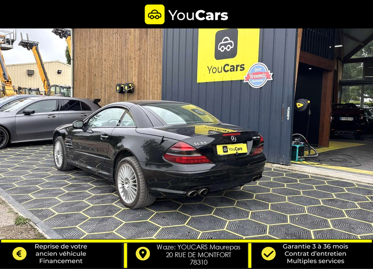 Mercedes-Benz Classe SL 55 AMG 5.4 i V8 476 cv Boîte auto