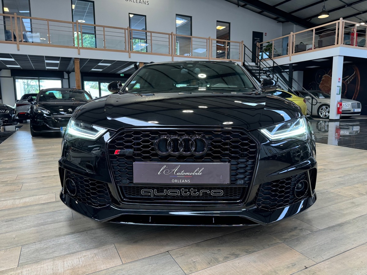 Audi RS6 AVANT PERMORMANCE  V8 4.0 QUATTRO 605cv FULL BLACK CARBONE IMMAT FR  MILLTEK x