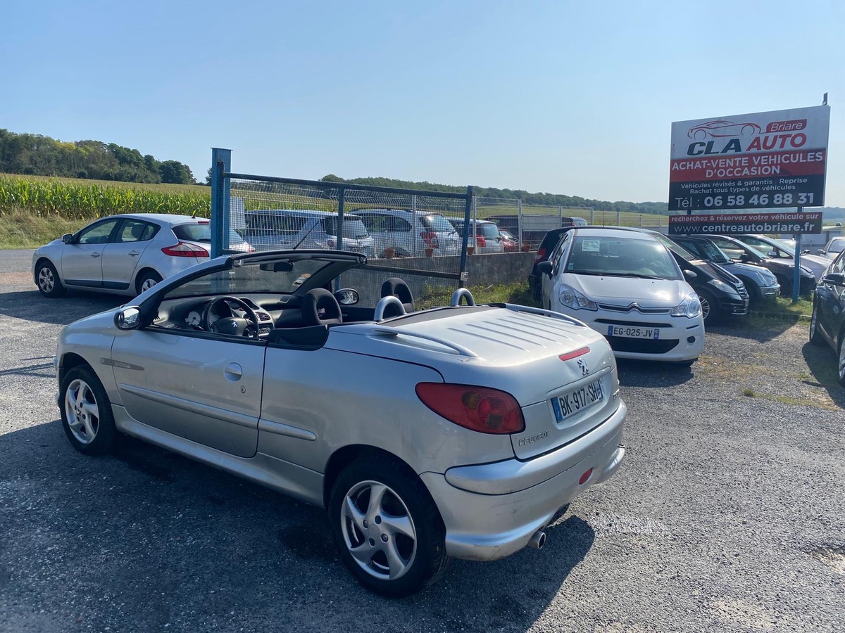 Peugeot 206 cc 1.6i 110cv quiksilver 183003km