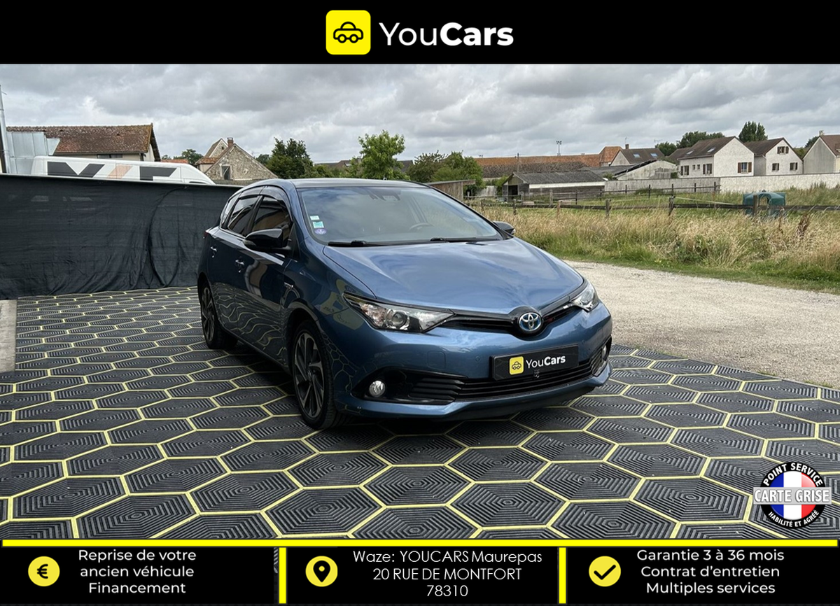 Toyota Auris DESIGN Hatchback 1.8 VVT-i Hybride 99 cv TOIT PANORAMIQUE - CAMERA DE RECUL