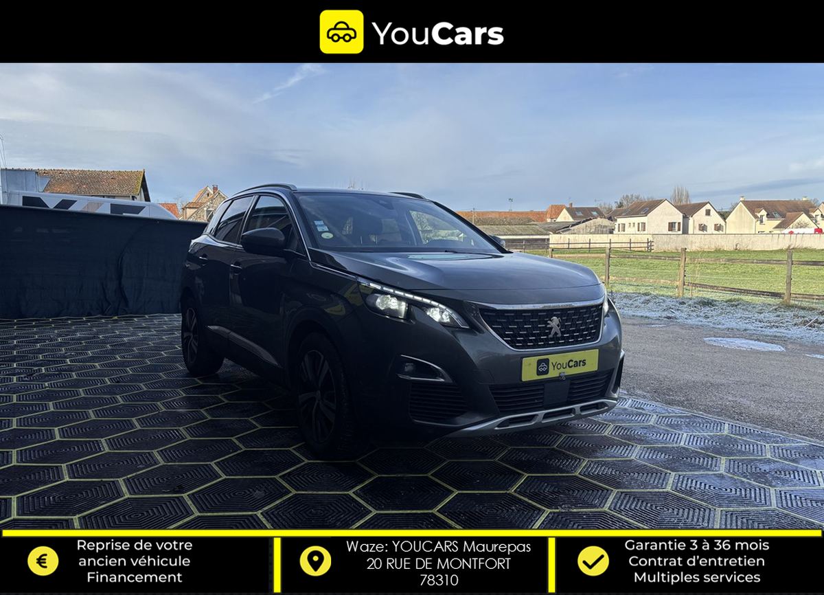 Peugeot 3008 1.5 BlueHDi 130 cv Boîte auto AIDE PARKING CAMERA DE RECUL