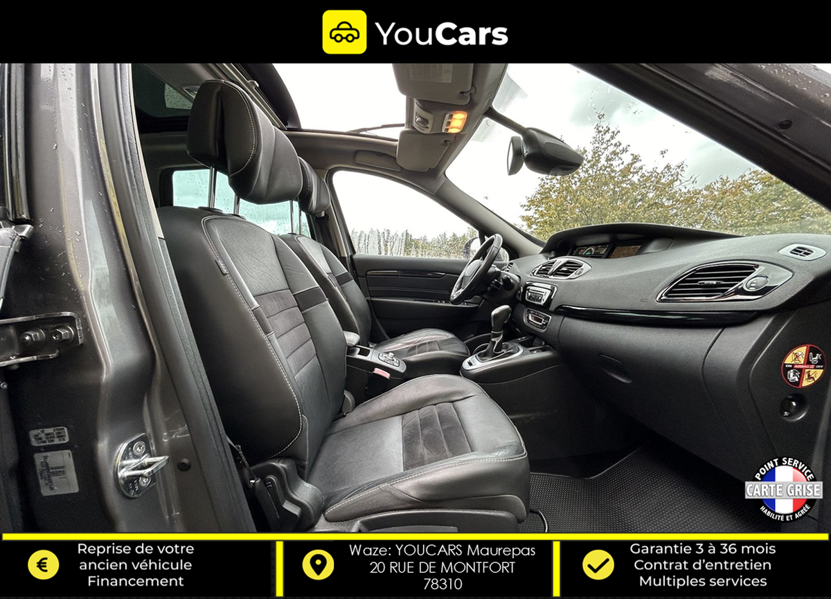 RENAULT Scenic INITIAL PARIS Phase 2 1.5 dCi EDC 6 110 cv ENTRETIEN RENAULT - TOIT OUVRANT - GPS