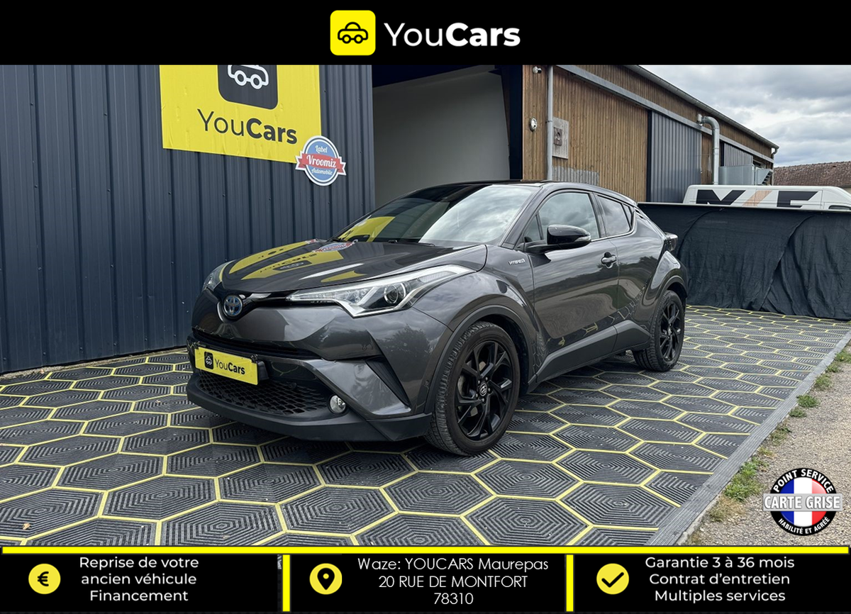 Toyota C-HR 1.8 VVT-i 122 HSD Hybrid GRAPHIC 2WD SIEGES CHAUFFANTS AV - CAMERA DE RECUL