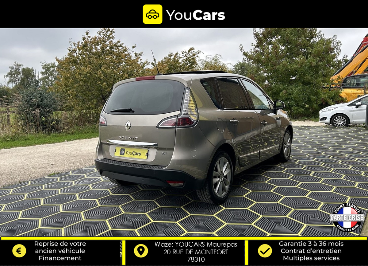 RENAULT Scenic INITIAL Phase 2 1.5 dCi EDC 6 110 cv BOITE AUTO - TOIT OUVRANT - GPS