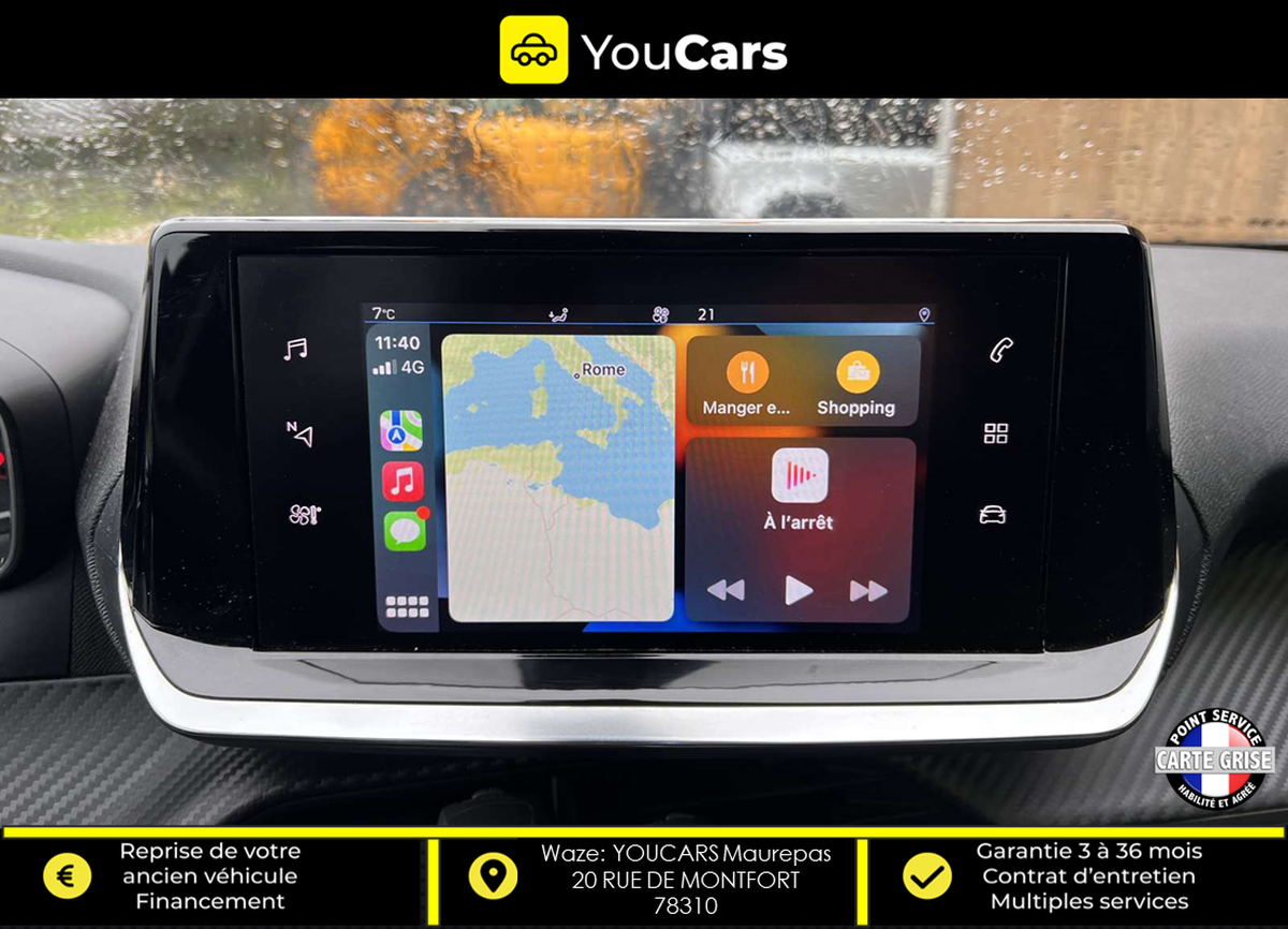 Peugeot 2008 II ALLURE 1.2 THP Puretech 130 cv CAMERA DE RECUL APPLE CARPLAY ENTRETIEN A JOUR