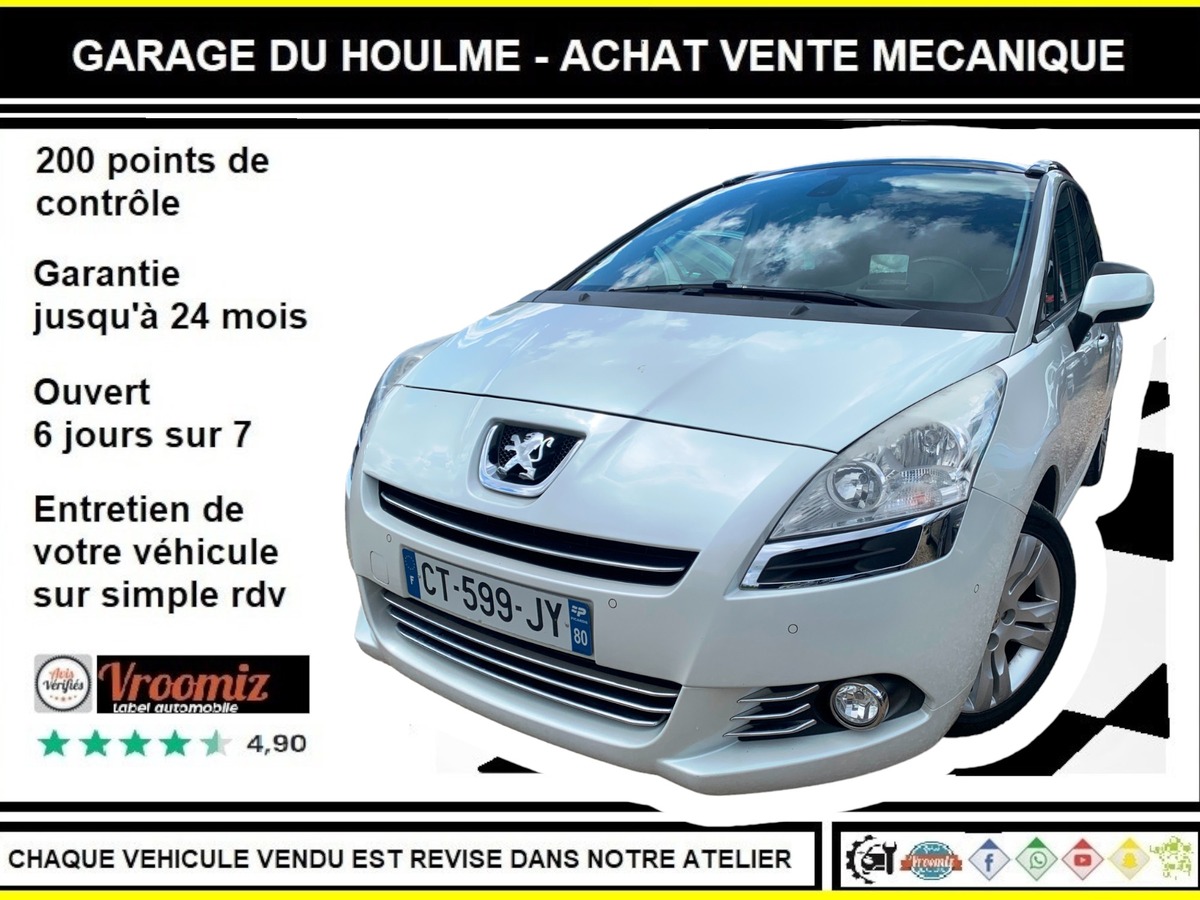 Peugeot 5008 7 Places Premium Pack 1.6 Hdi 112cv Boite 6