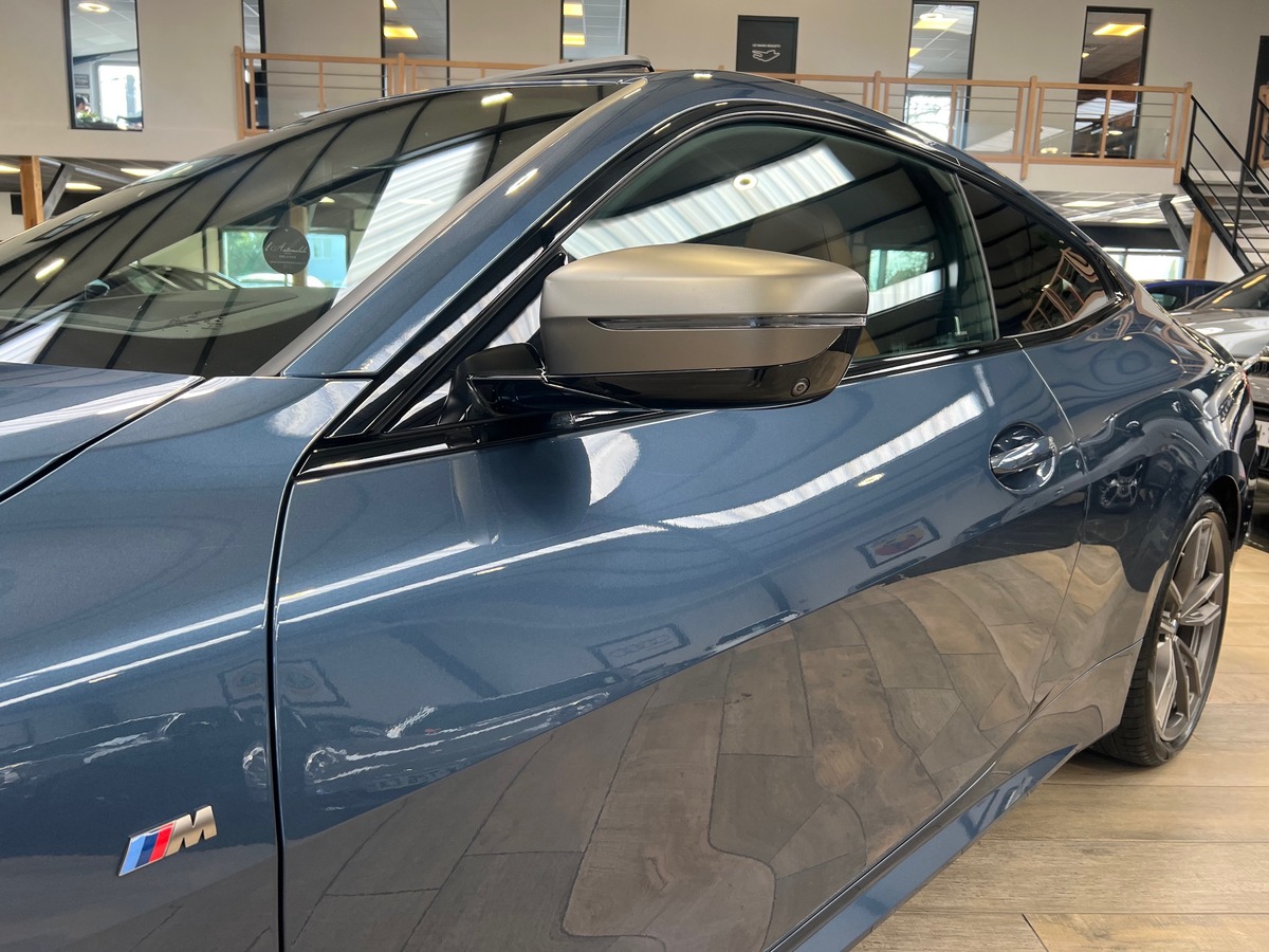 Bmw Série 4 Coupé (G22) M440I XDRIVE 374 BVA8 / Arctic Race Blue/Toit Pano