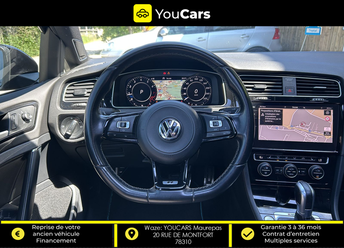 Volkswagen Golf VII 7 R 4Motion R 2.0 TFSi DSG7 300 cv BOITE AUTO - TOIT OUVRANT - VIRTUAL COCKPIT