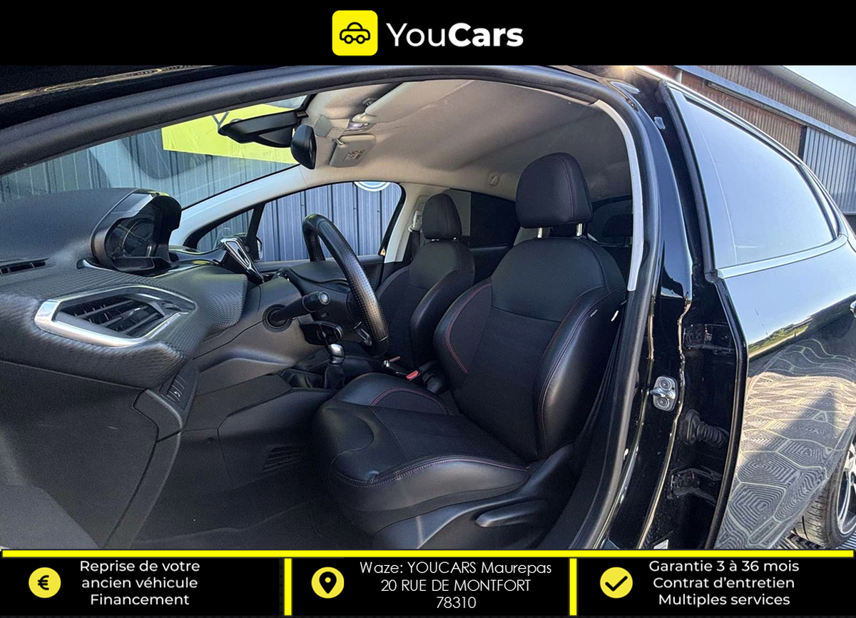 Peugeot 208 GT LINE 5 Portes 1.6 Blue HDi 99 cv RADAR DE RECUL APPLE CARPLAY ENTRETIEN A JOUR
