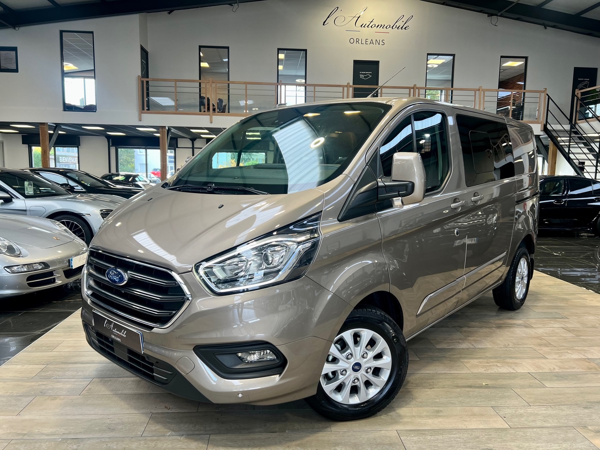 Ford Transit Custom 6 places L1H1 Fourgon 2.0 EcoBlue 170 BVA6 + benne bois AR