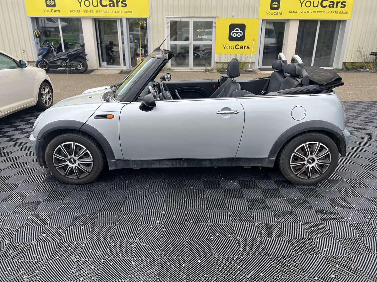 Mini Mini Cabriolet One 1.6 i 16V 90cv - ENTRETIEN A JOUR - AIDE STATIONNEMENT AV/AR - CABRIOLET