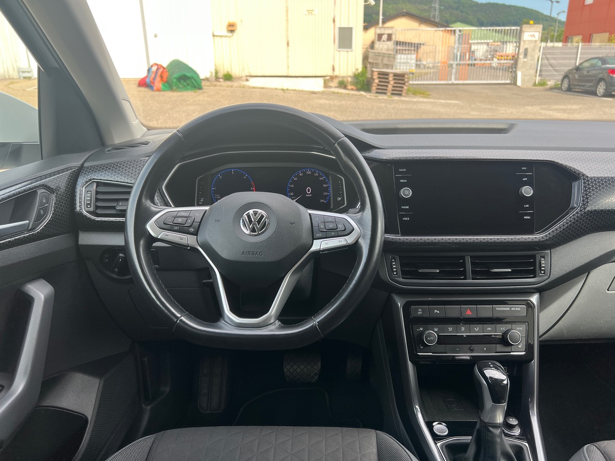 Volkswagen T-Cross 1.6 TDI  95ch DSG7 CARAT, SUIVI COMPLET, CAMERA DE RECUL, SIEGES CHAUFFANT