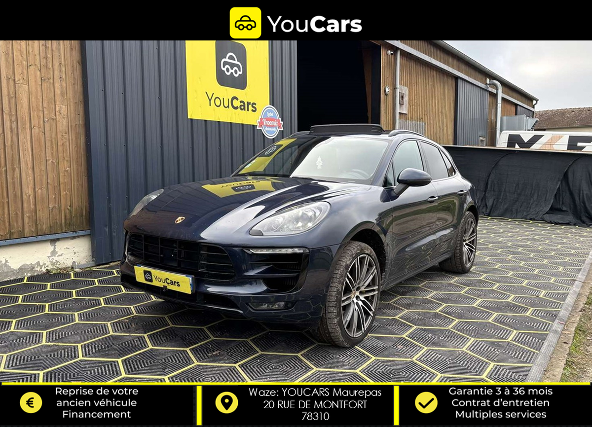 Porsche Macan Turbo 3.6 V6 Turbo AWD PDK 400 cv Boîte auto TOIT OUVRANNT