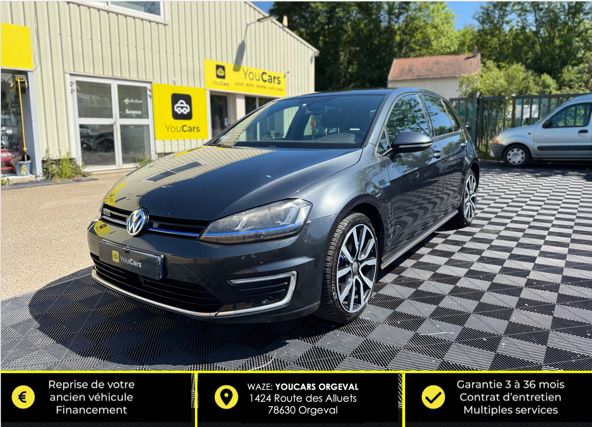 Volkswagen Golf GTE 7 1.4 TSI 204 Hybrid DSG6 150 cv - CAMERA DE RECUL - REGULATEUR ADAPTATIF