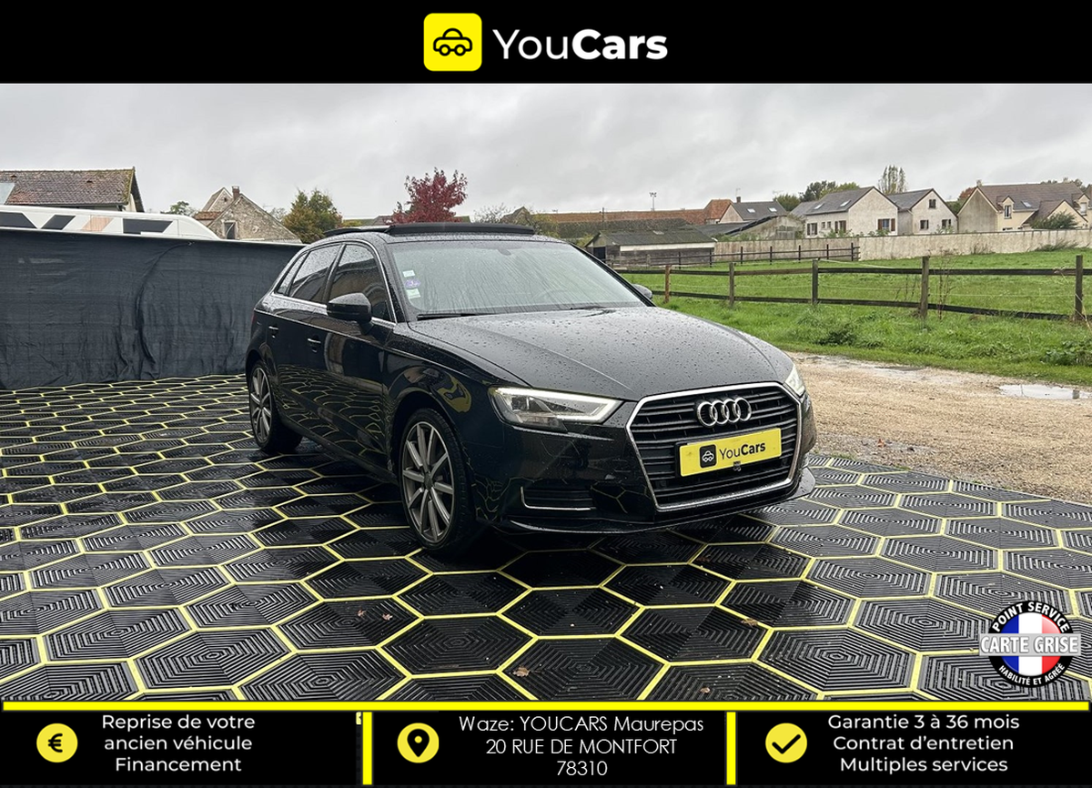 Audi A3 S LINE Sportback Phase 2 1.5 TFSI S-Tronic7 150 cv TOIT OUVRANT - VIRTUAL COCKPIT - CARPLAY