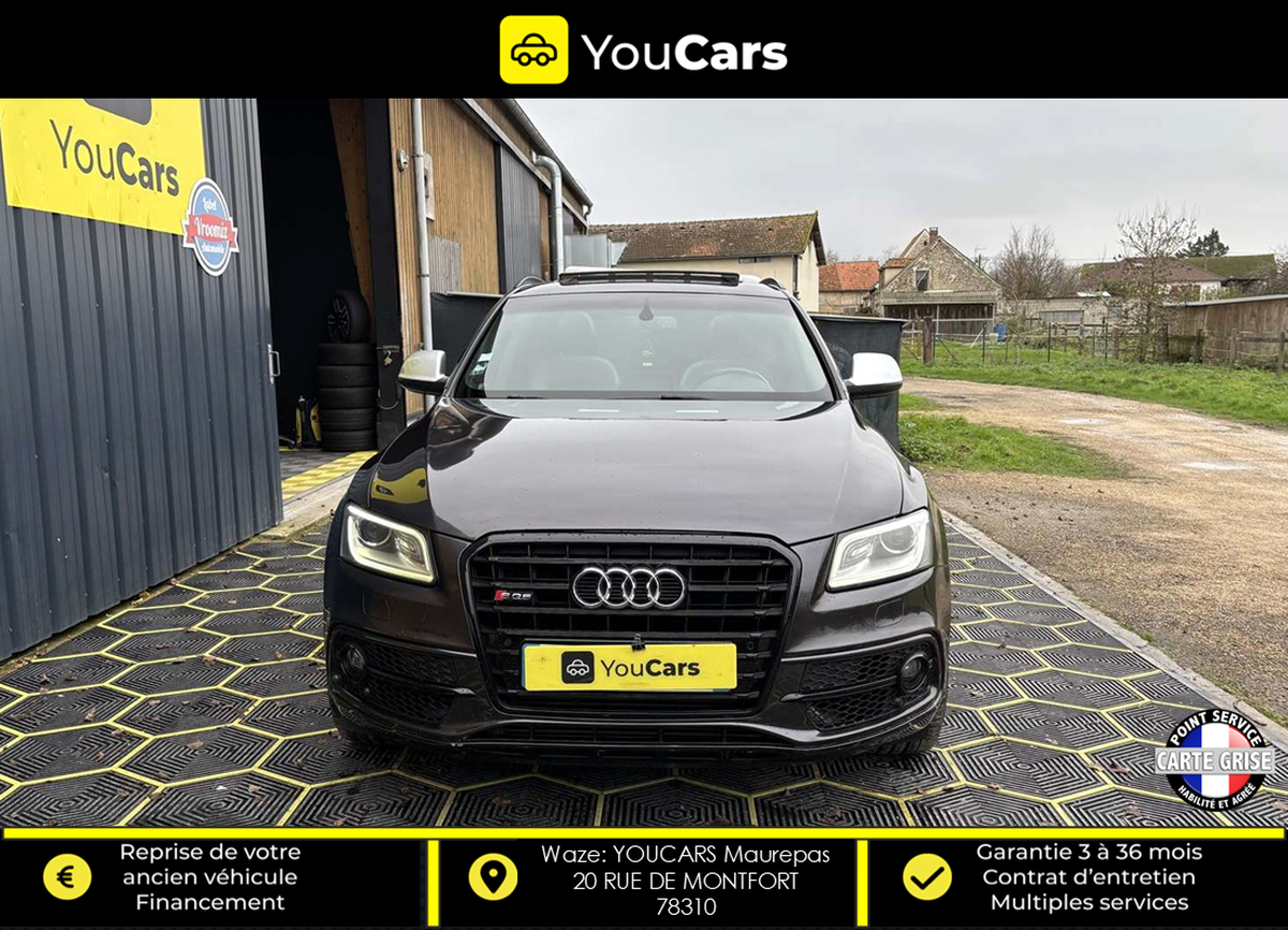 Audi SQ5 3.0 TDI V6 Quattro Tiptronic8 313 cv Boîte auto TOIT OUVRANT CAMERA DE RECUL ATTELAGE