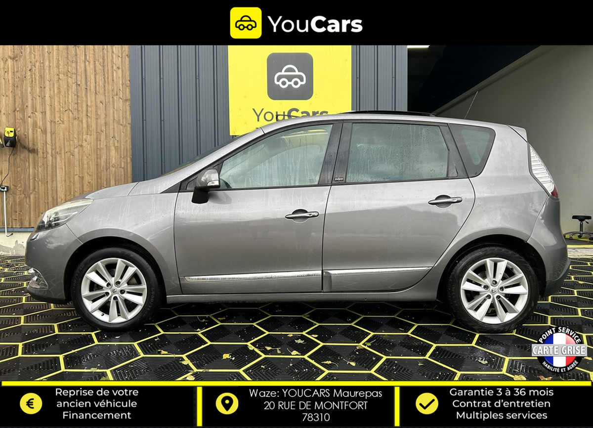 RENAULT Scenic INITIAL PARIS Phase 2 1.5 dCi EDC 6 110 cv ENTRETIEN RENAULT - TOIT OUVRANT - GPS