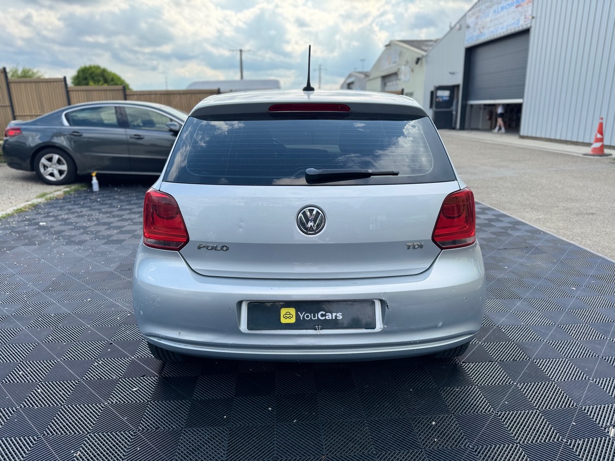 Volkswagen Polo V 5 1.2 TDI 75 cv - IDEAL JEUNE PERMIS - BLUETOOTH  - RADAR DE RECUL