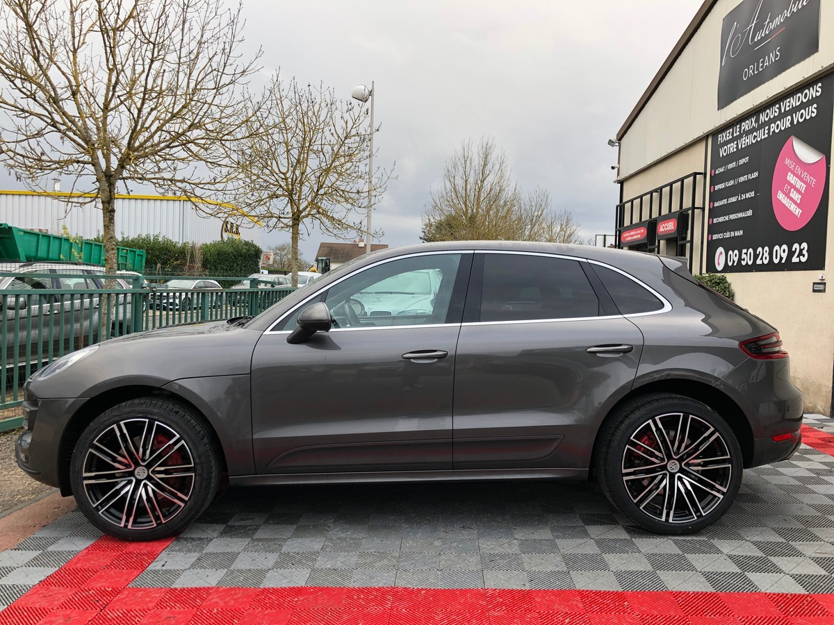 Porsche Macan TURBO 3.6 400 1°MAIN GRIS QUARTZ fr