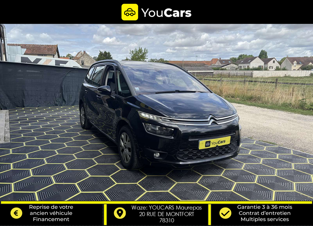 Citroën C4 Grand Picasso II 1.6 e-HDi FAP ETG6  115 cv RADAR DE RECUL 7 PLACES