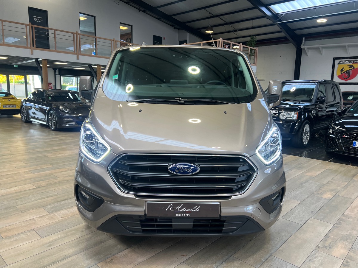 Ford Transit Custom 6 places L1H1 Fourgon 2.0 EcoBlue 170 BVA6 + benne bois AR