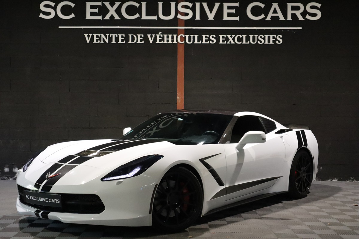 Chevrolet Corvette C7 Stingray 3LT 466 CV - Française - Carbone 