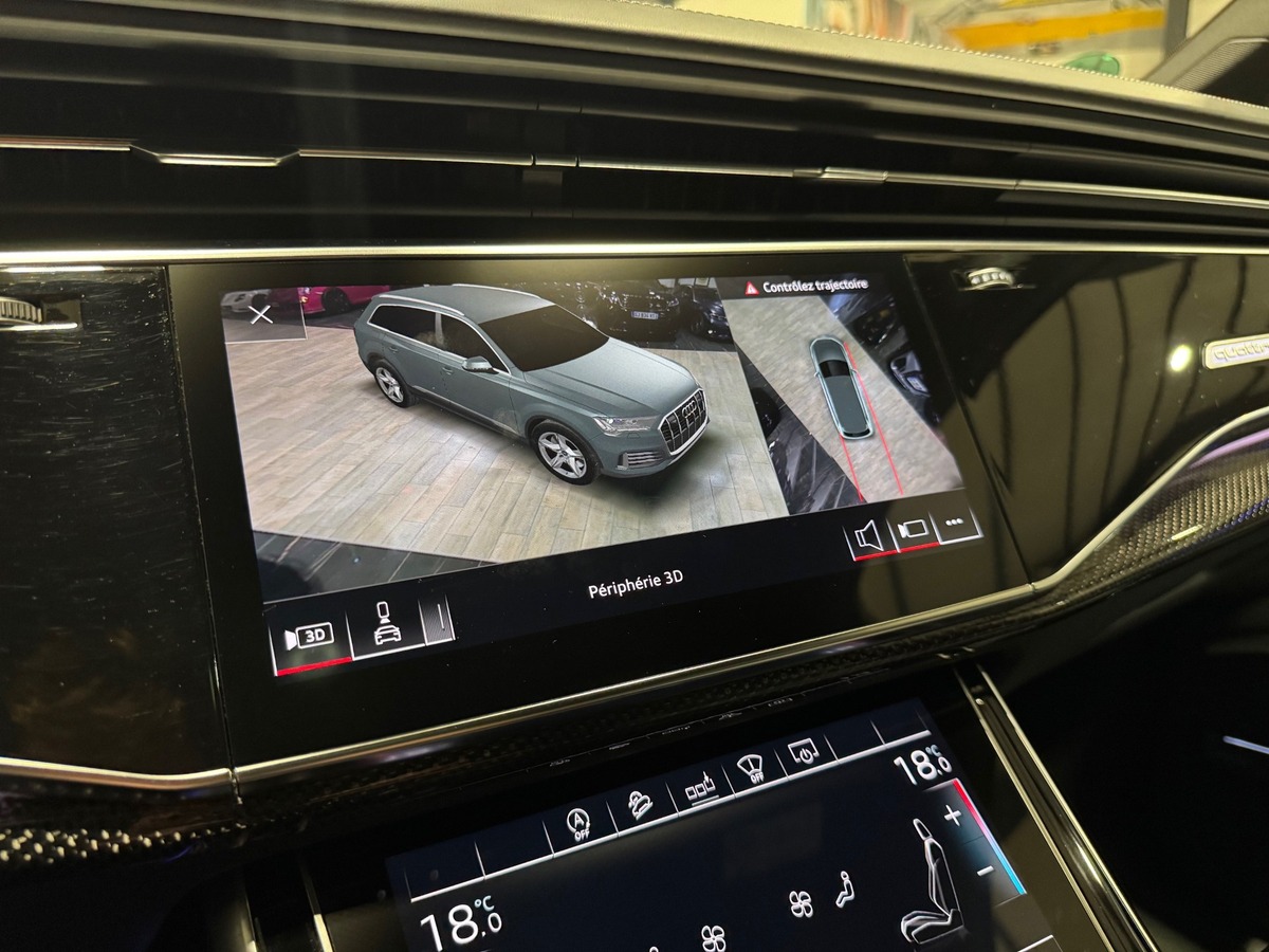 Audi SQ7 4.0 V8 TDI 435ch Quattro 7 places / Bose / 3D Surround View / HU/ Attelage